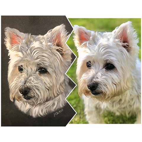 Portrait example with photo